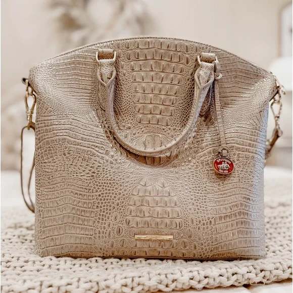 • SOLD • Brahmin Large Duxbury Satchel - Picture 1 of 7